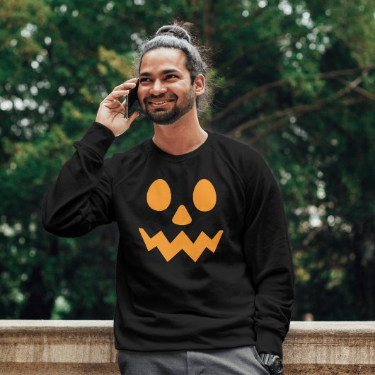 Happy Halloween boo spooky Kürbis Gesicht Sweatshirt