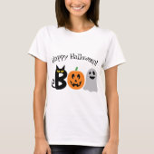 Happy Halloween Boo T - Shirt (Vorderseite)