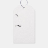 Happy Halloween Boston Terrier Dogs Geschenkanhänger (Rückseite)