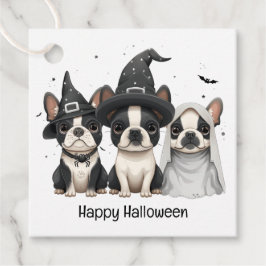 Happy Halloween Boston Terrier Dogs Geschenkanhänger