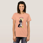 Happy Halloween Boston Terrier Witch T-Shirt (Vorne ganz)