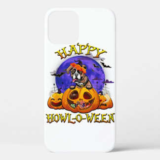 Happy Halloween Boxer mit Moon Pumpkin Dog Lover Case-Mate iPhone Hülle