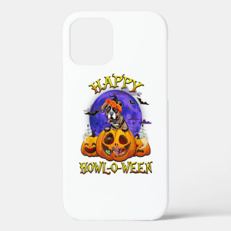 Happy Halloween Boxer mit Moon Pumpkin Dog Lover iPhone 12 Pro Hülle