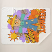 Happy Halloween boy  Sherpadecke (Vorderseite (Horizontal))