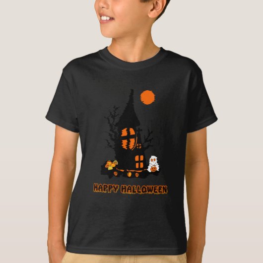 Happy Halloween Boy's T - Shirt (Vorderseite)