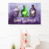 Happy Halloween Brews und Boos Apothecary Banner (InSitu)