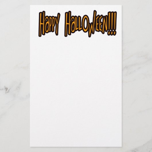 Happy Halloween Briefpapier (Vorderseite)