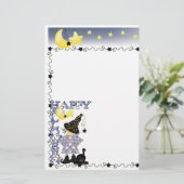 Happy Halloween Briefpapier (Stehend Vorderseite)