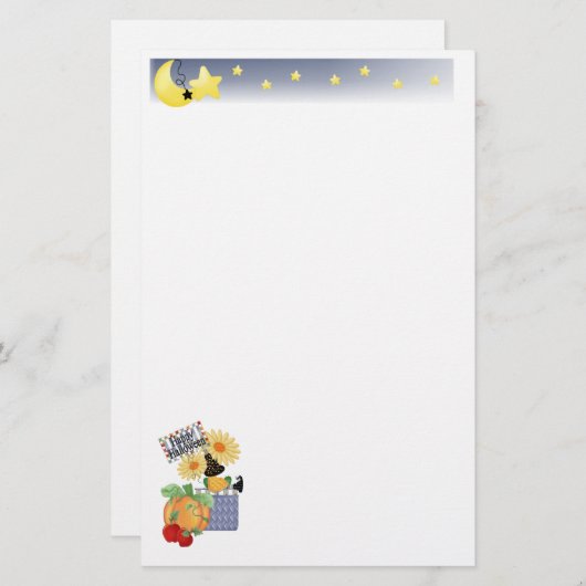 Happy Halloween Briefpapier (Vorne/Hinten)
