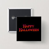Happy Halloween Button (Vorne & Hinten)