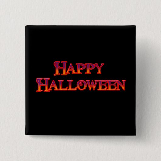 Happy Halloween Button (Vorderseite)