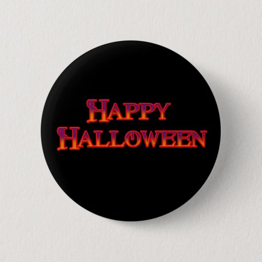 Happy Halloween Button (Vorderseite)