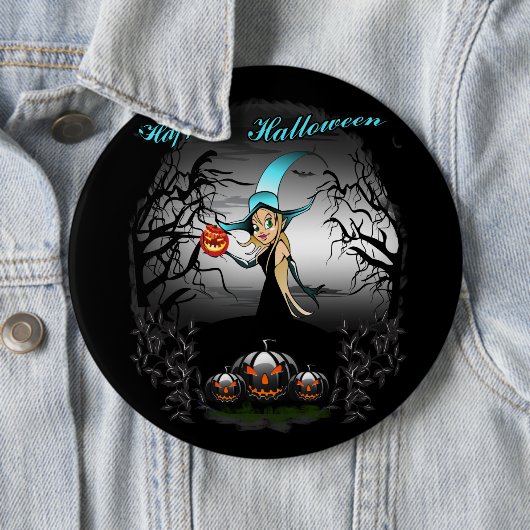 Happy Halloween Button (Beispiel)