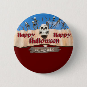 Happy Halloween Button