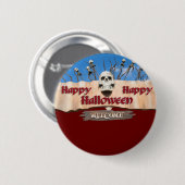 Happy Halloween Button (Vorne & Hinten)