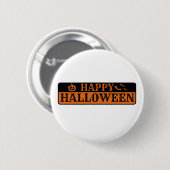 Happy Halloween Button (Vorne & Hinten)