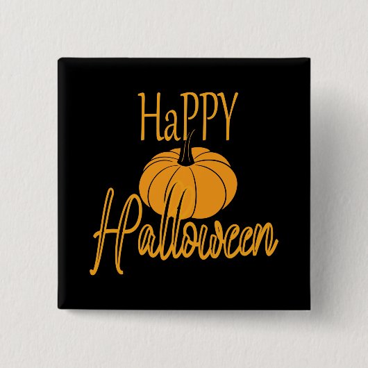 Happy Halloween Button (Vorderseite)