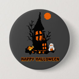 Happy Halloween Button