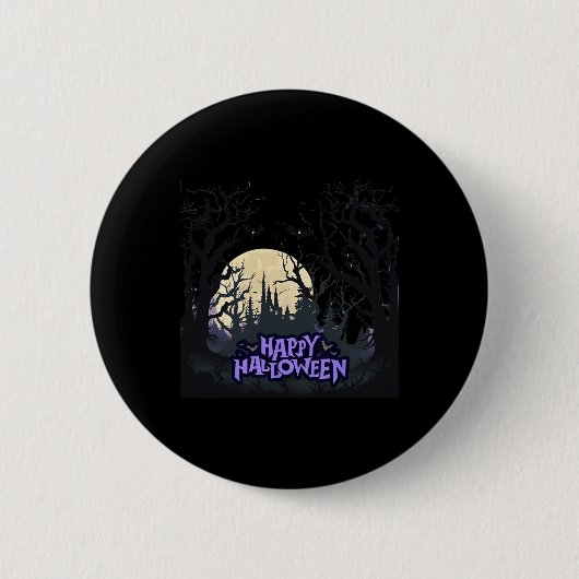 Happy Halloween Button (Vorderseite)