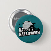 Happy Halloween Button (Vorne & Hinten)