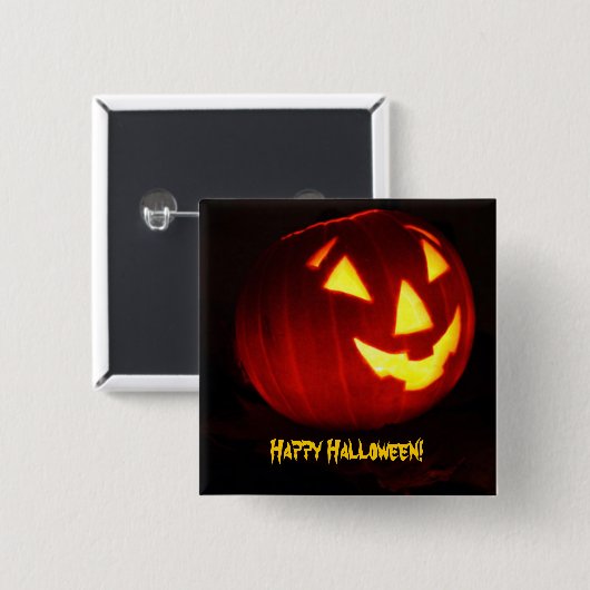Happy Halloween Button (Vorne & Hinten)