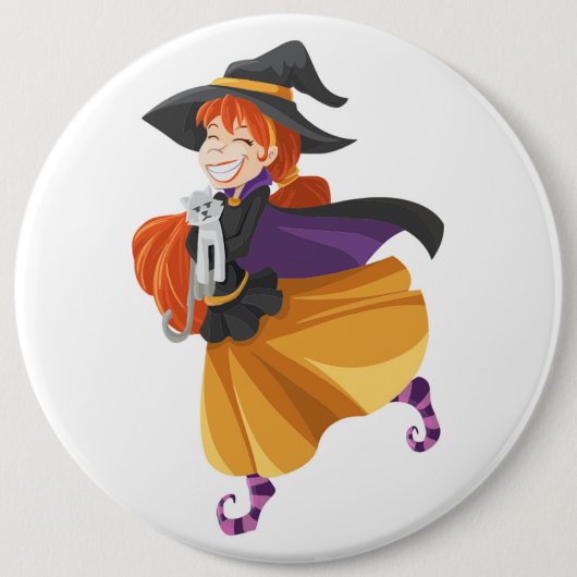 "HAPPY HALLOWEEN" BUTTON (Vorderseite)