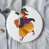 "HAPPY HALLOWEEN" BUTTON (Beispiel)
