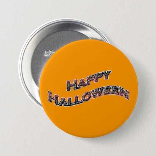 Happy Halloween Buttons (Vorne & Hinten)