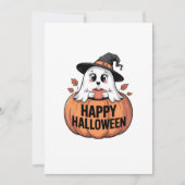 Happy Halloween Caffeine Ghost Einladung (Vorderseite)