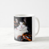 Happy Halloween Calico Cat Kaffeetasse (VorderseiteRechts)