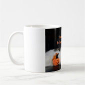 Happy Halloween Calico Cat Kaffeetasse (Links)