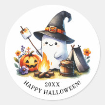 Happy Halloween Camping Niedlich Ghost