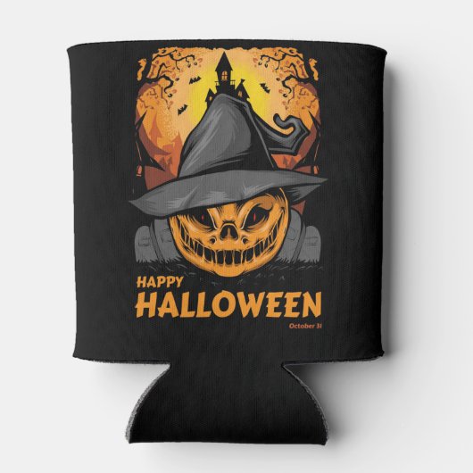 Happy Halloween Can Cooler Dosenkühler (Rückseite)