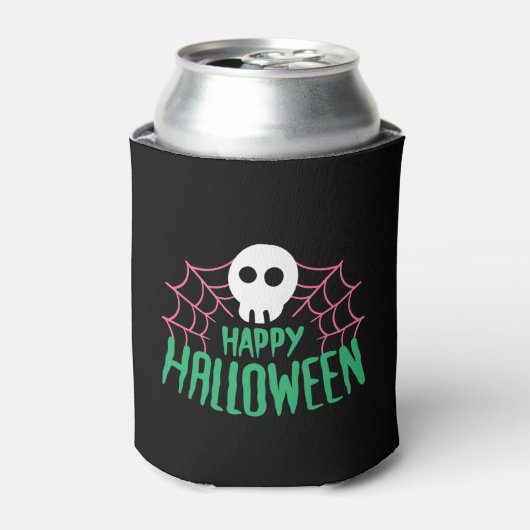 Happy Halloween Can Cooler Dosenkühler (Kanne Vorderseite)