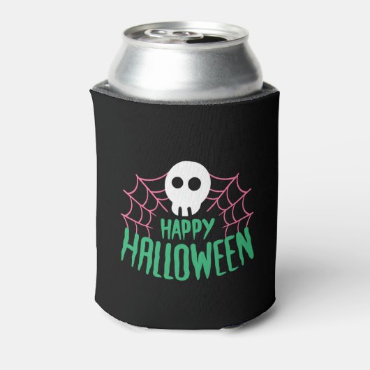 Happy Halloween Can Cooler Dosenkühler (Kanne Rückseite)