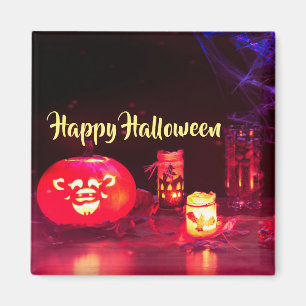 Happy Halloween Candles Magnet