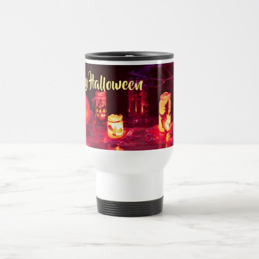 Happy Halloween Candles Reisebecher (Mittel)