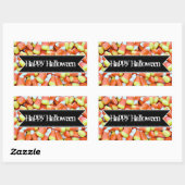 Happy Halloween Candy Candy Corn Stickers (Blatt)