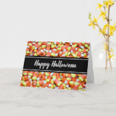 Happy Halloween Candy Corn Card Karte (Gelbe Blume)