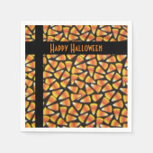 Happy Halloween Candy Corn Napkins Serviette (Vorderseite)
