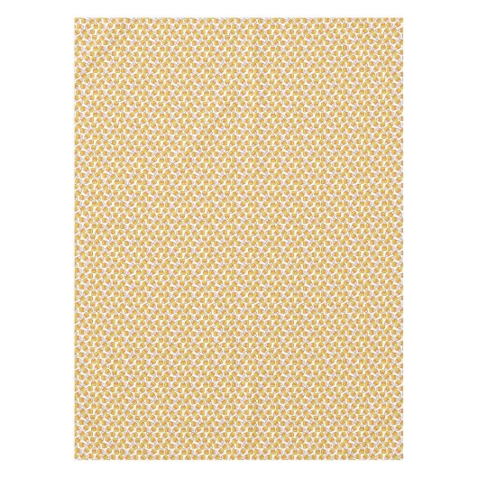 Happy Halloween | Candy Corn Pattern Tischdecke (Vorderseite)