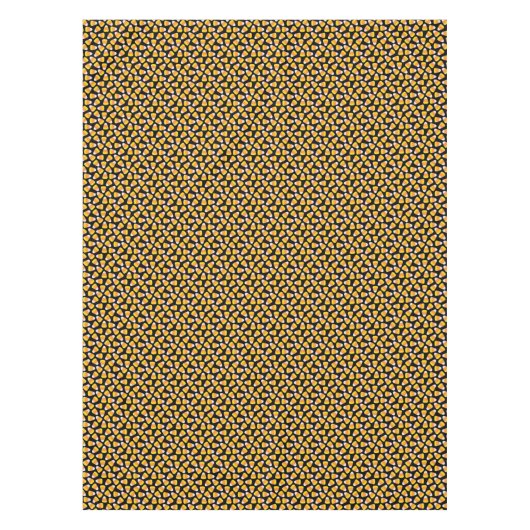 Happy Halloween | Candy Corn Pattern Tischdecke (Vorderseite)