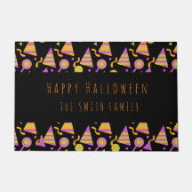 Happy Halloween Candy Neon Pattern Name