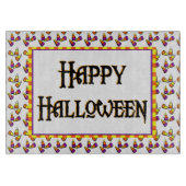 Happy Halloween Candy Pattern Board Schneidebrett (Vorderseite)