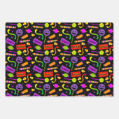 Happy Halloween Candy Pattern Geschenkpapier Set (Vorderseite 3)