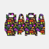 Happy Halloween Candy Pattern Geschenkschachtel (Ungefaltet)