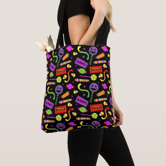 Happy Halloween Candy Pattern Tasche (Von Nahem)
