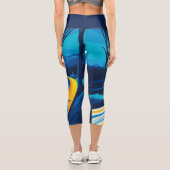 Happy Halloween Capri Leggings (Rückseite)