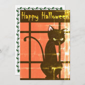 Happy Halloween Card Feiertagskarte (Vorne/Hinten)