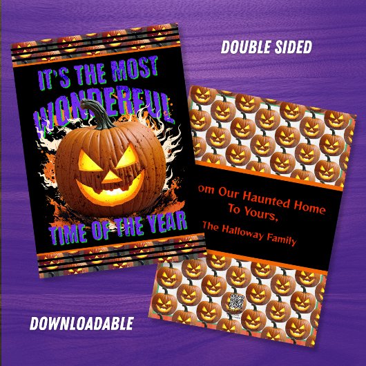 Happy Halloween Card Feiertagskarte